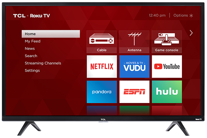 TCL Smart TV  32" LED - Roku(Refurbished)