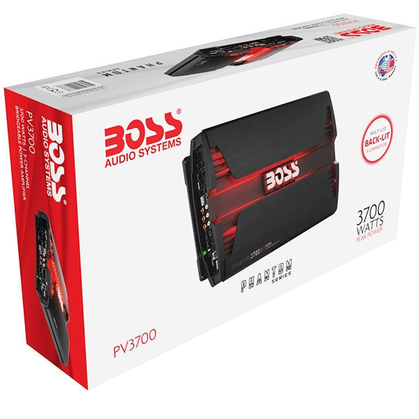 BOSS AMPLIFICADOR 3700 WATTS 5 CANALES- SOPORTA 4 BOCINAS Y UN BAJO