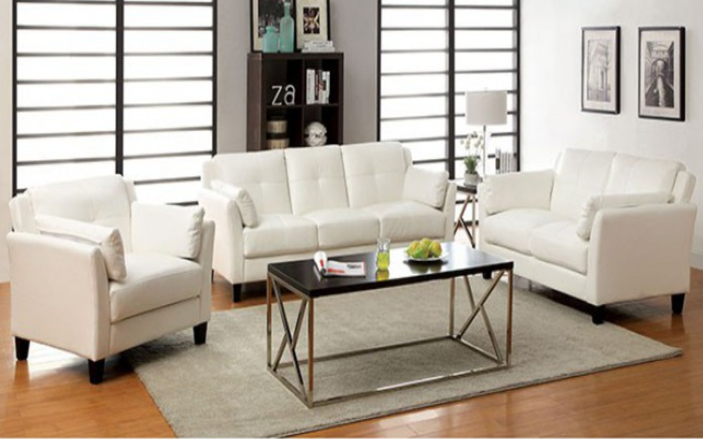 Sofa, Silla y Loveseat Blanco