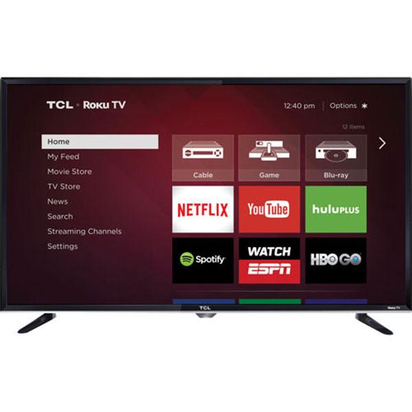 Tcl Smart Tv Roku 40" Led Digital Roku Tv, 1080p  120Hz, Hdmi, Usb,  (B)